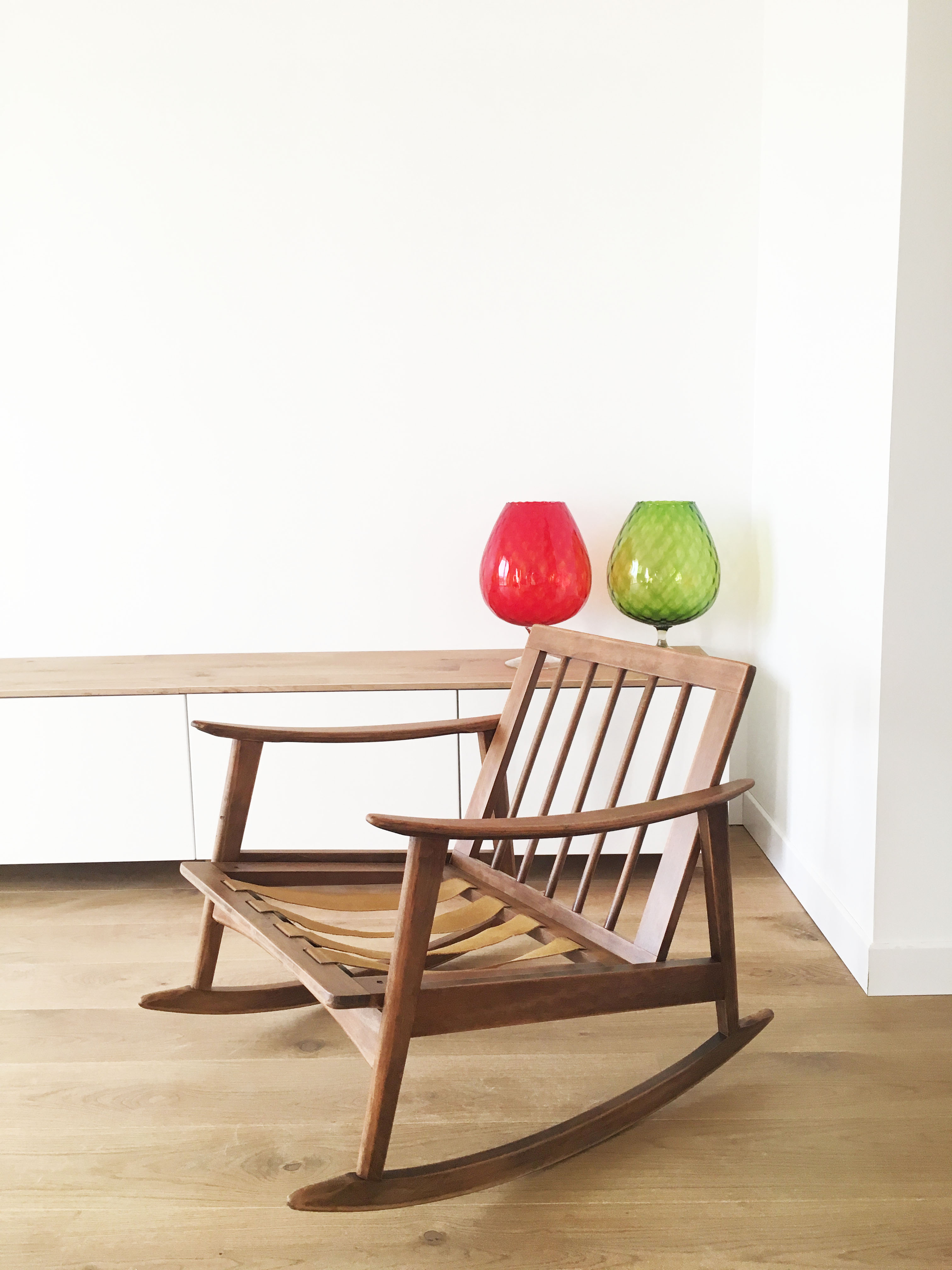 Scandinavian rocking chair 1960