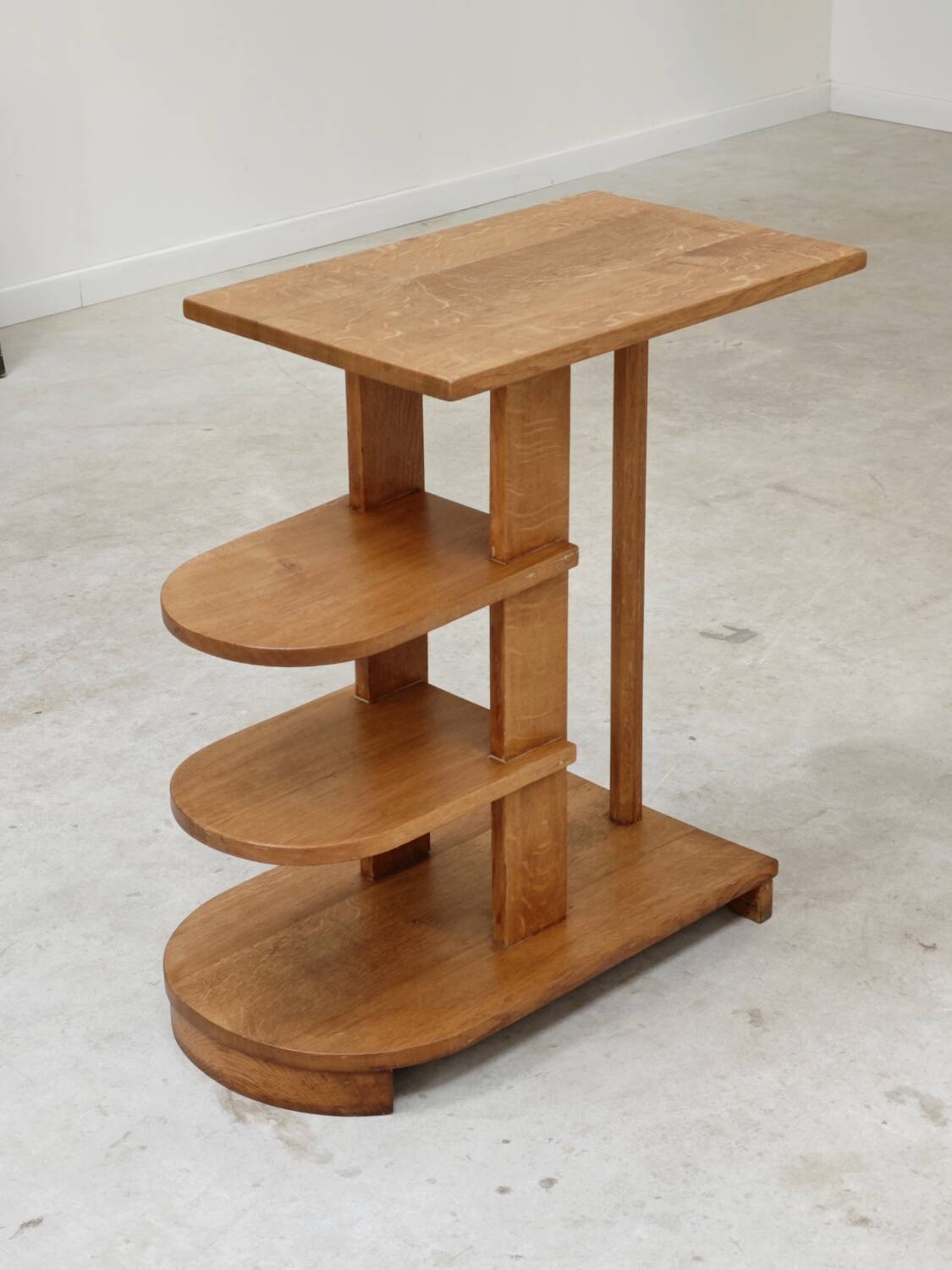 Asymmetrical Art Deco side table or pedestal table by Michel DUFFET 1930