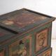 Antique wedding chest painted in pine – Austro-Hungarian Empire, 1841