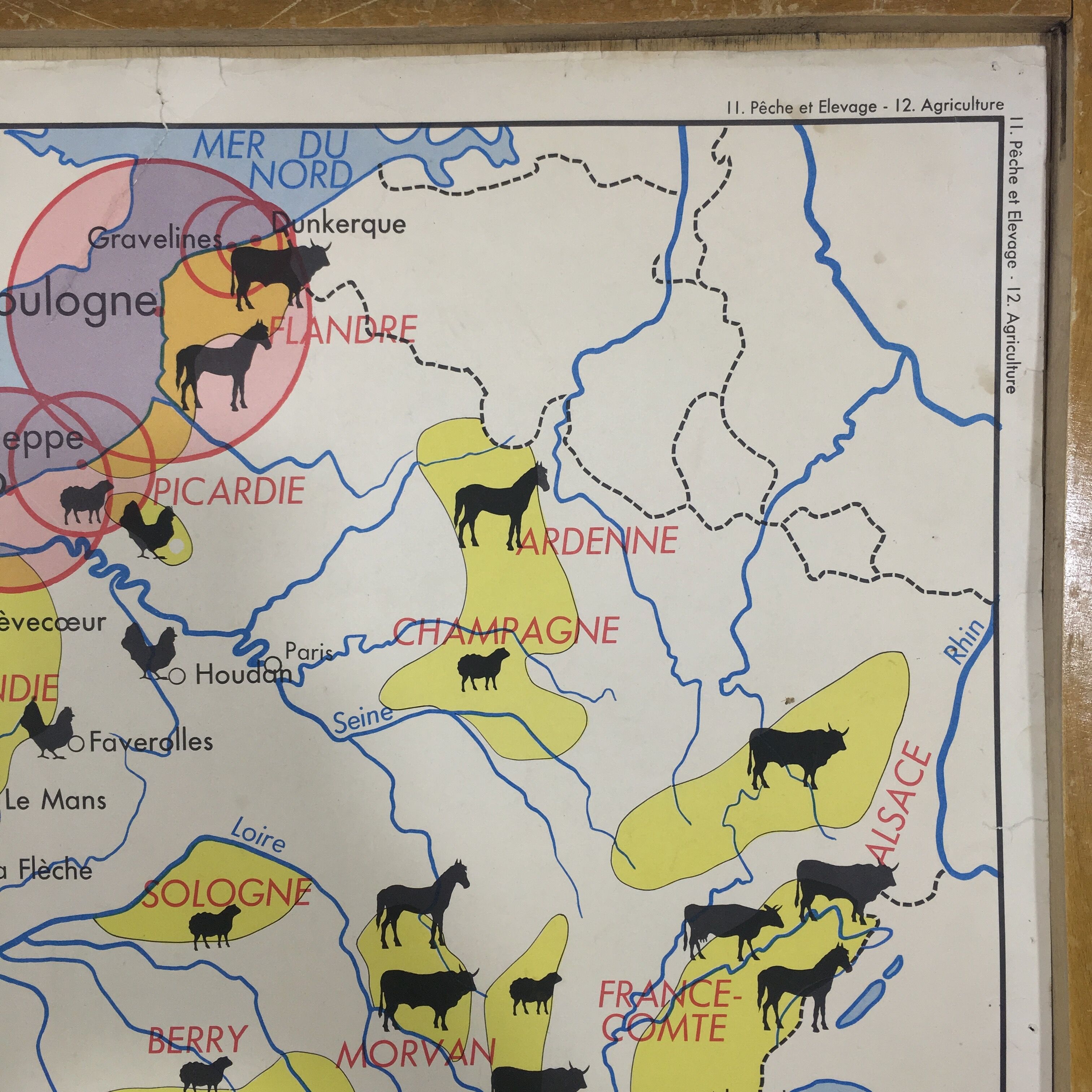 School poster double sided France