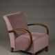 Fauteuil Club Art Déco, entièrement restauré, Pologne, années 1930