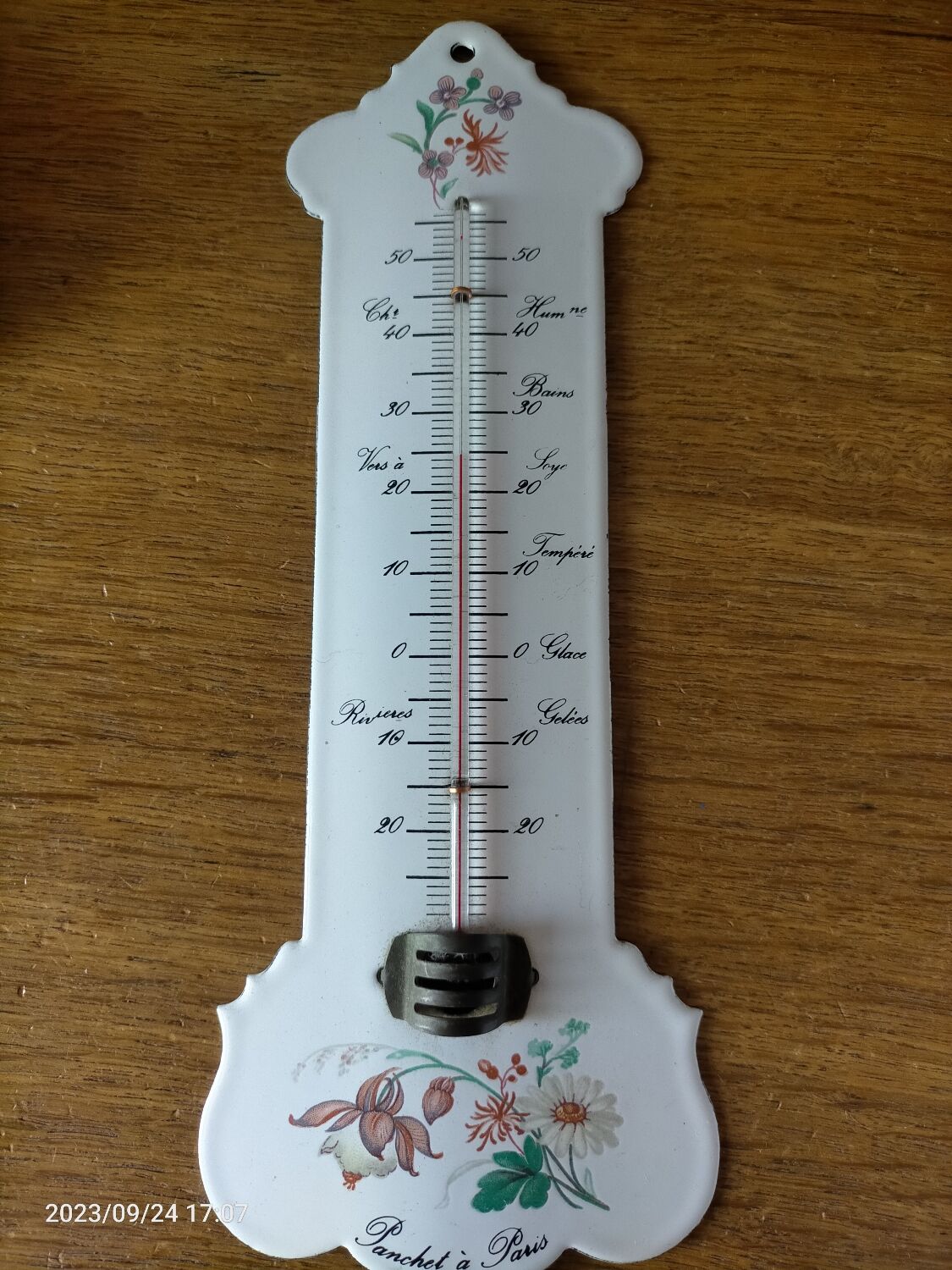 Panchet enameled thermometer