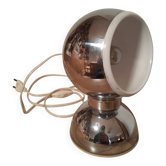 Vintage eye-ball table lamp Goffredo Regiani chrome metal
