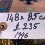 Old turkish Oushak rug 148x85 cm vintage