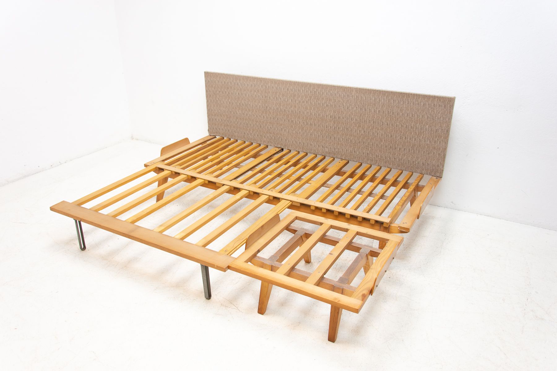 Mid century corner folding sofa by František Jirák for Tatra nábytok, 1960´s, Czechoslovakia