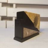 JAZ Quartz Clock Art Deco Marble Style - Table Clock