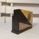 JAZ Quartz Clock Art Deco Marble Style - Table Clock
