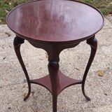 Old rotating pedestal table