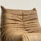 Togo leather armchair by Michel Ducaroy