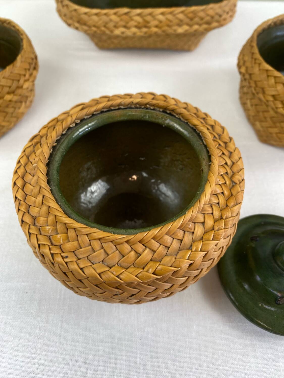 Vintage ethnic service