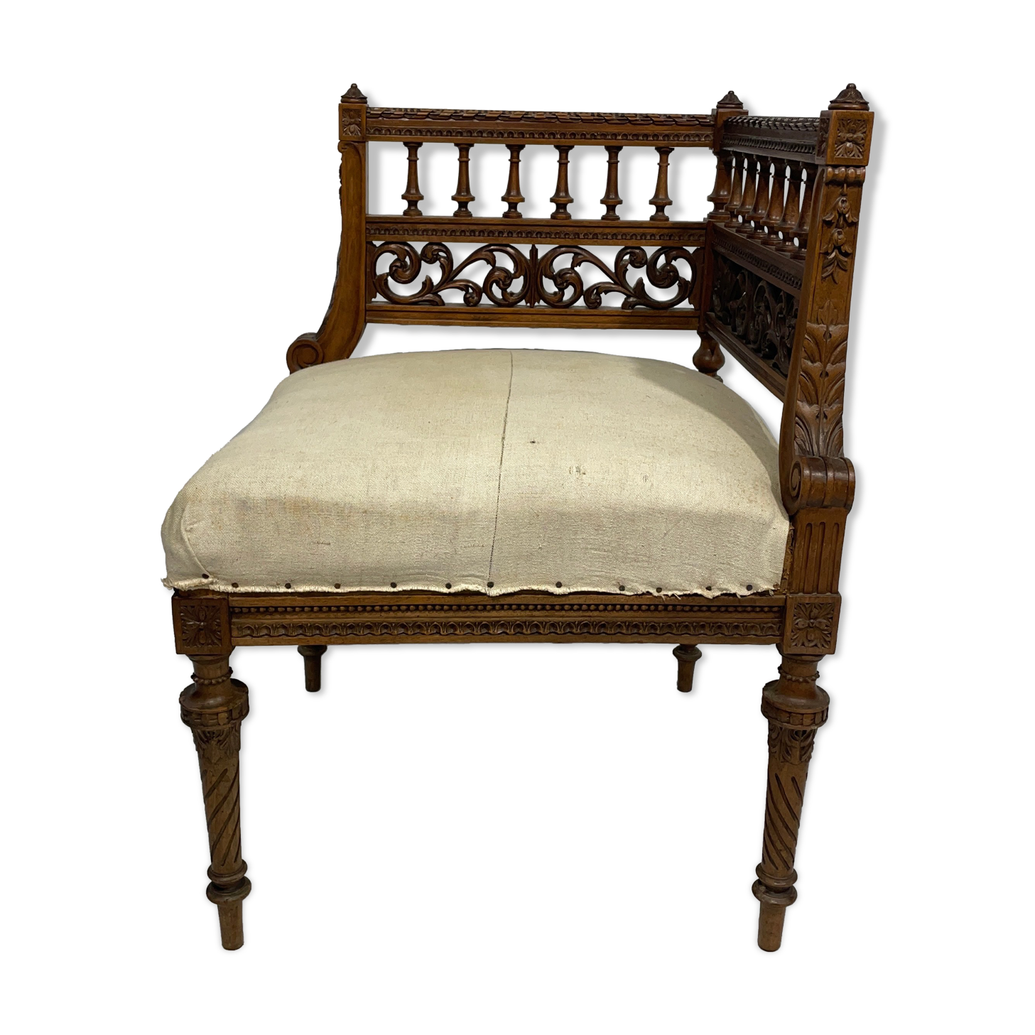 Napoleon III style corner chair