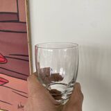 6 verres anciens à facettes