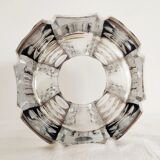 Large crystal vase cut in Val Saint Lambert lozenges