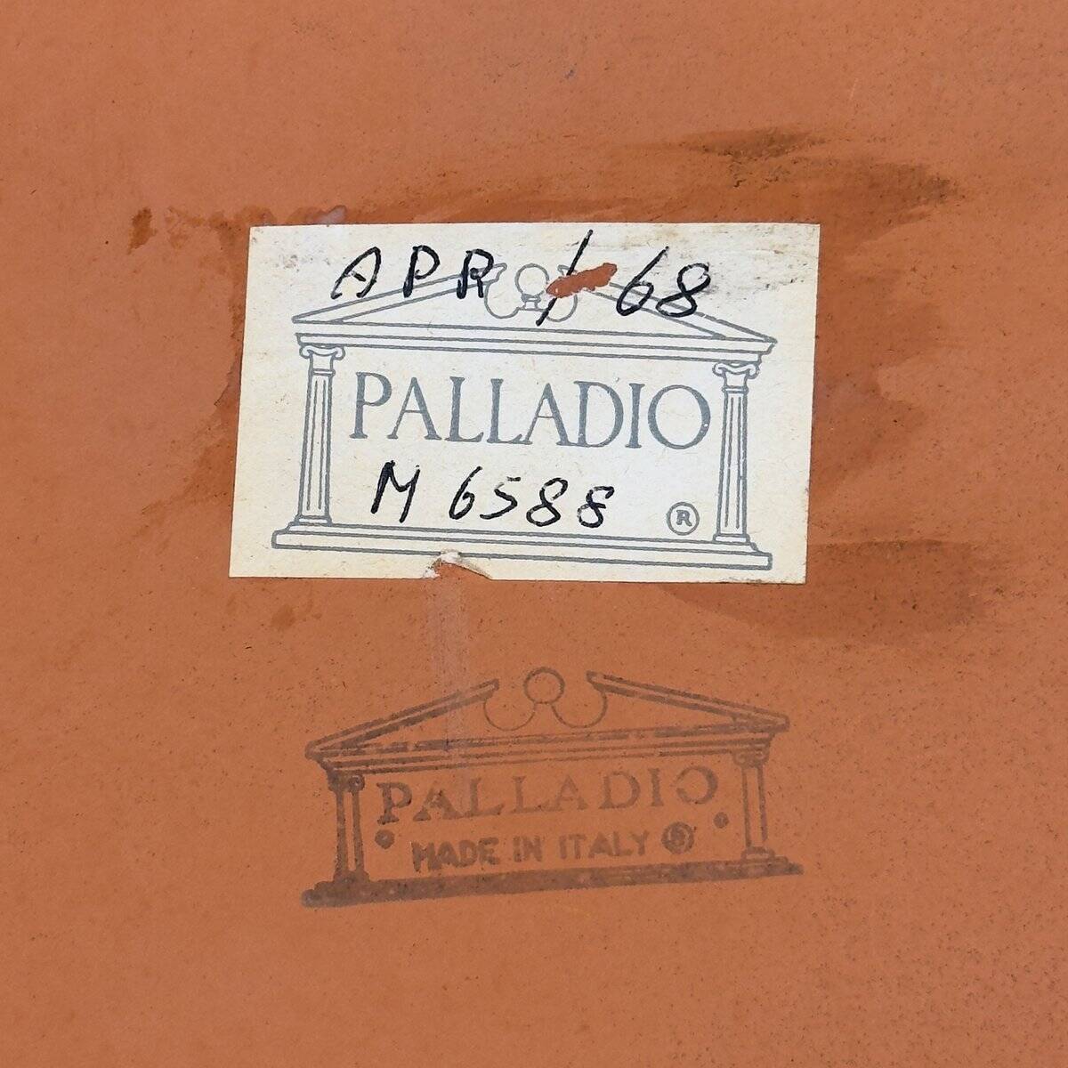 Vintage wall mirror by Palladio, Italy, 1960s