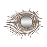 Rattan mirror 80x60cm