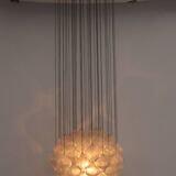 Kalmar 'Tulipan' Chandelier Pendant Light, Blown Glass, 1970