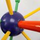 Ikea coat rack model Mina 90s atomic coat hook