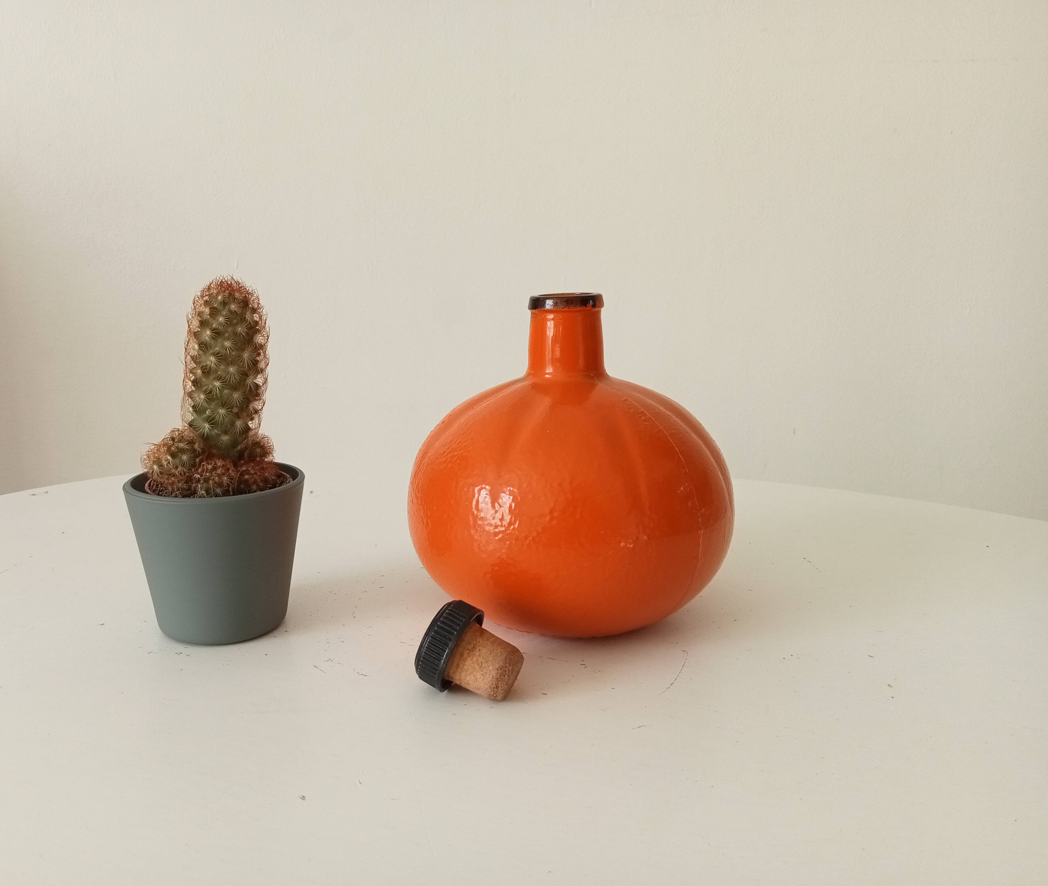 Vintage "pumpkin" bottle