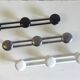 Metal coat racks with 3 hooks - mid 20th century