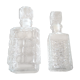 Duo of whisky decanters