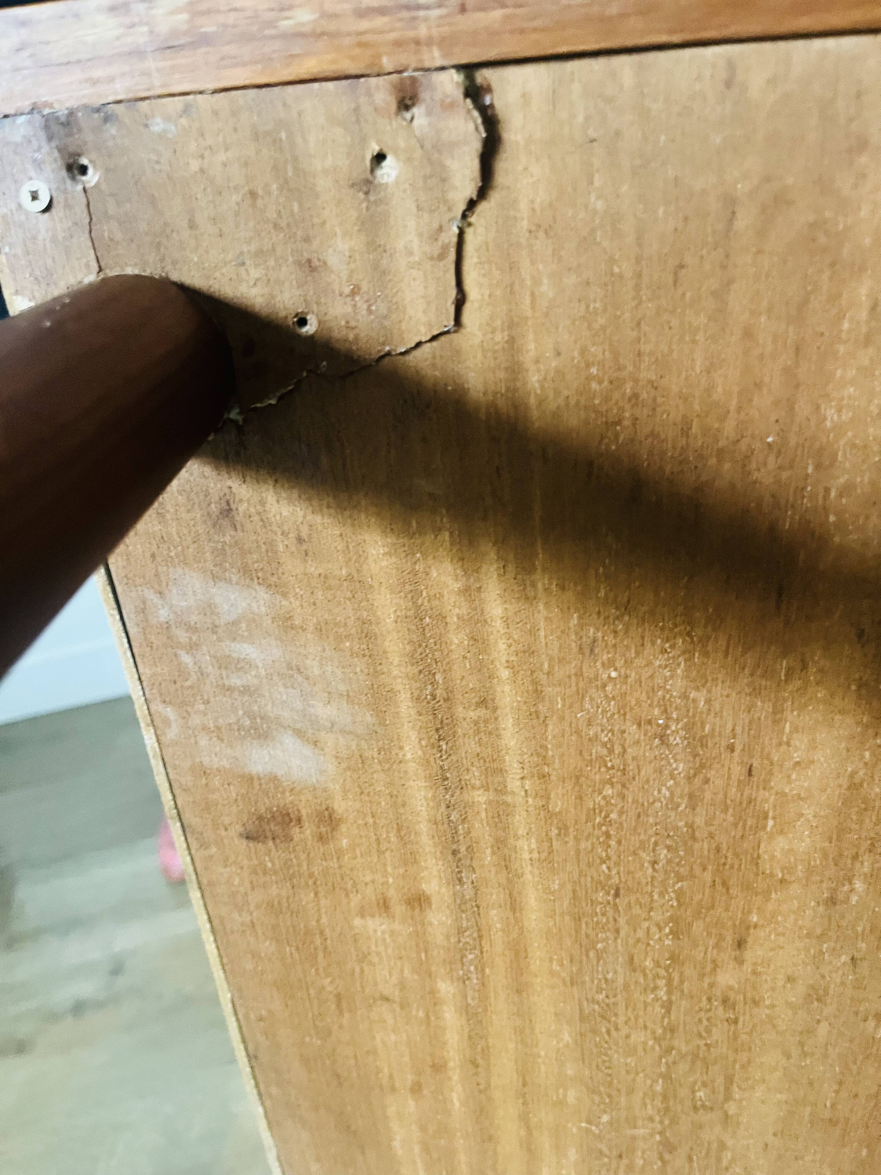 1960s teak secretary desk