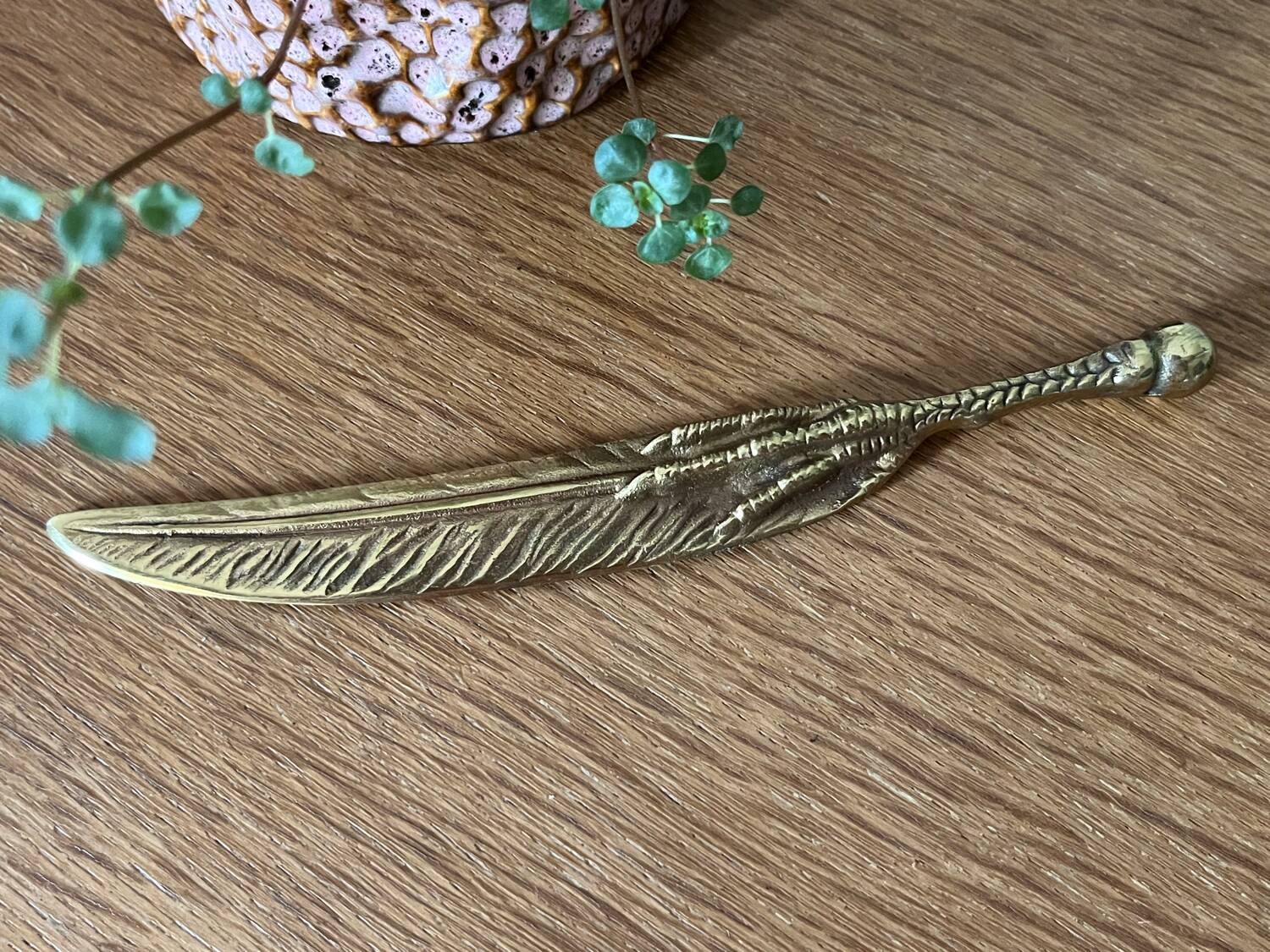 Brass letter opener