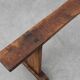 Rustic oak farm bench, France circa 1820
