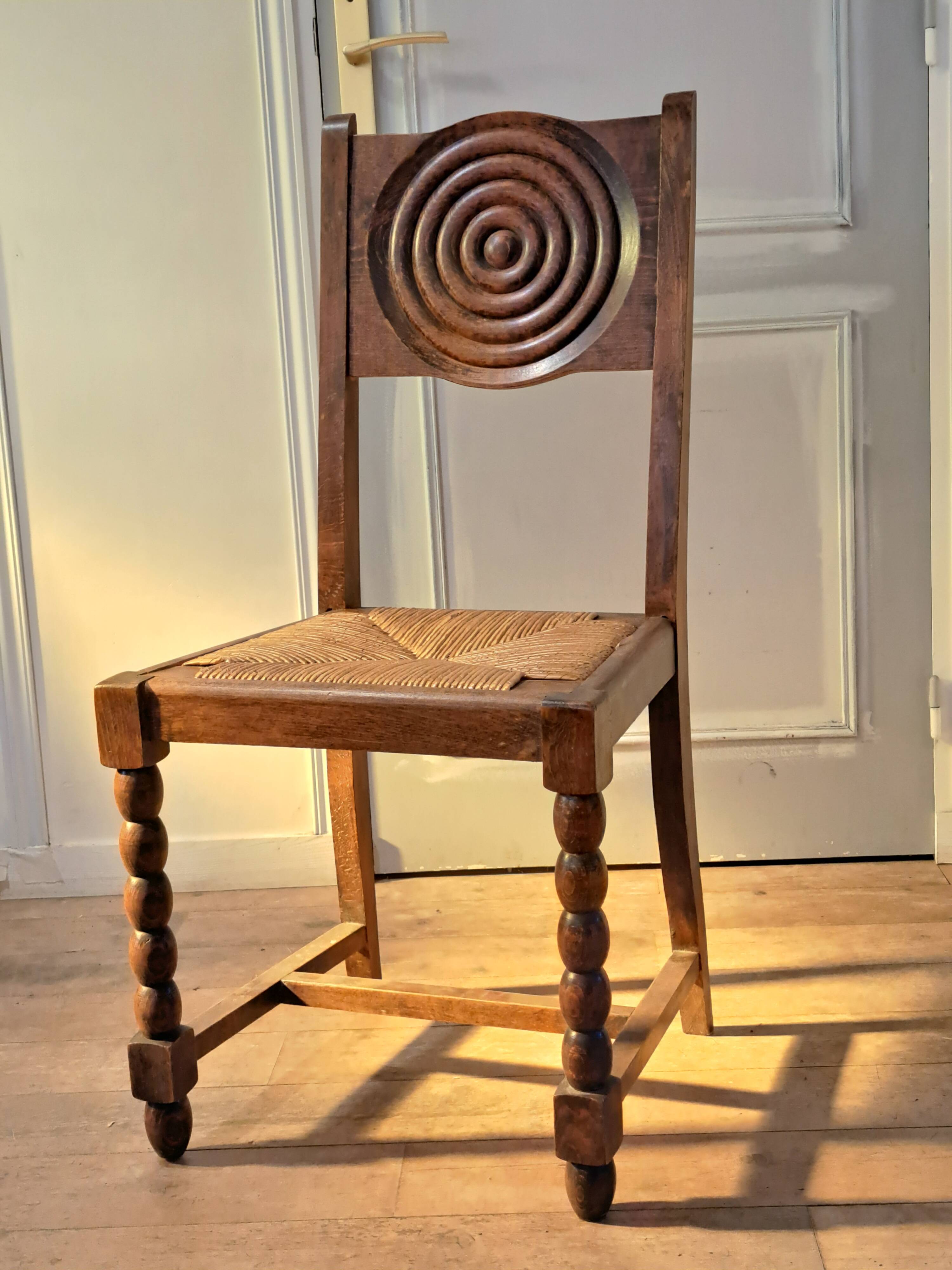 6 arts and crafts chairs