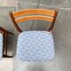 Set of chairs with a minimalist pattern, 1960s