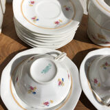 Service a thé G Boyer en porcelaine