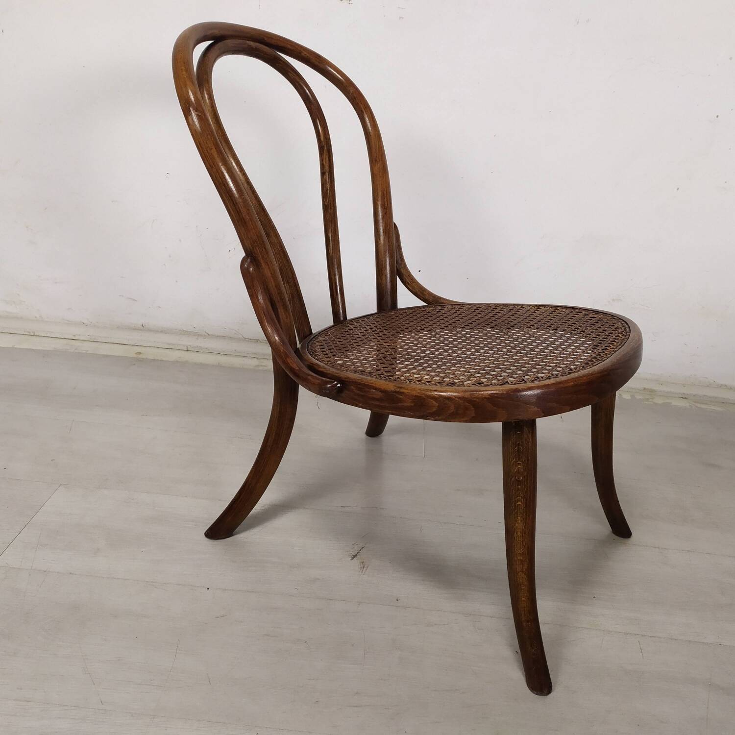 Fishel cane armchair
