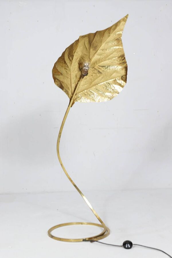 Lampadaire sculptural de Tommaso Barbi pour Bottega Gadda, modèle : Rabarbaro, Italie, années 1970.