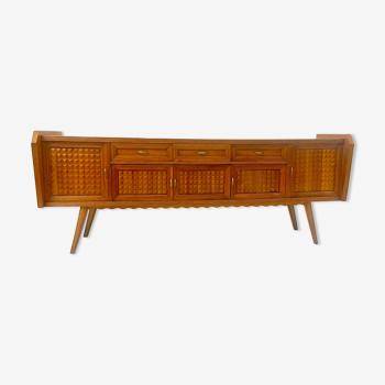 Sideboard in cherry, 60s