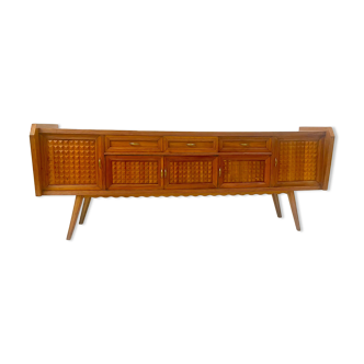 Sideboard in cherry, 60s