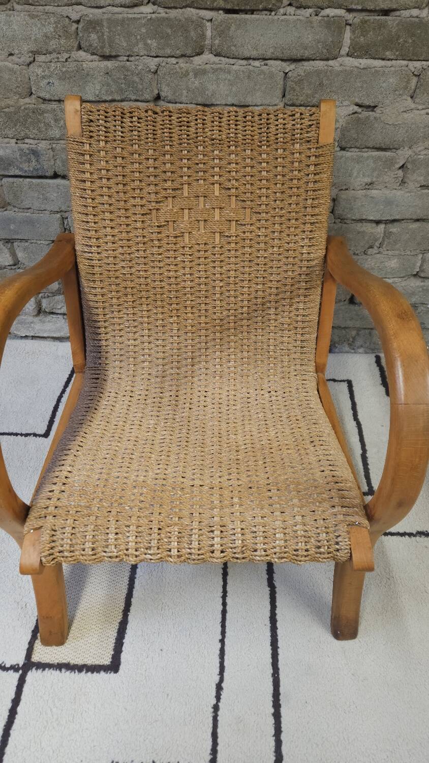 Erich Diekmann rope armchair 1960