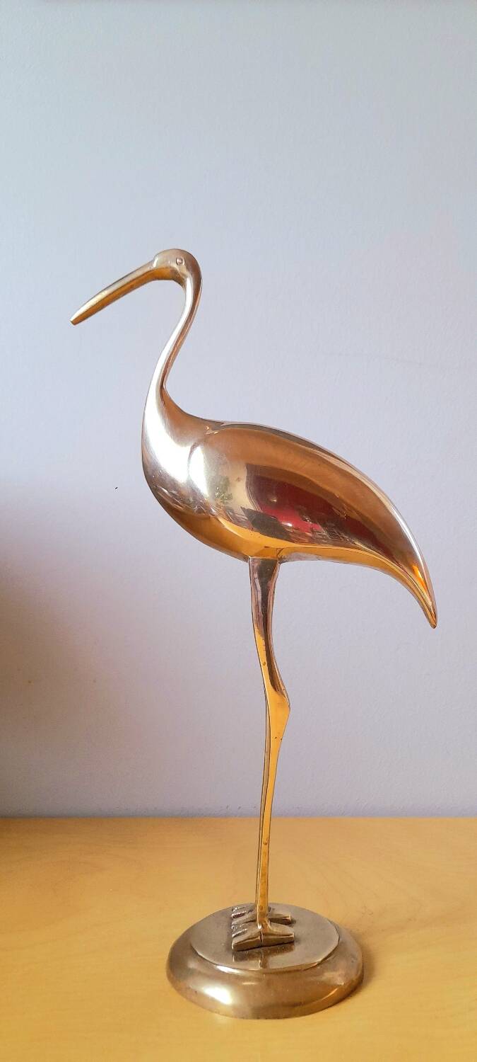 Brass ibis from the 70s