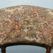 Antique Victorian Nursing Chair in Tapestry with Floral Decoration