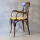 Thonet caned Art Nouveau armchair N°293, circa 1905 - bentwood -