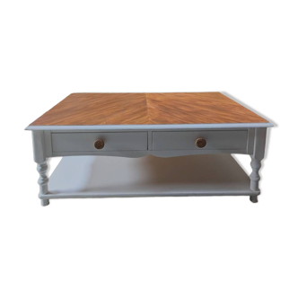 Table basse campagne chic