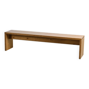 Grand banc en pin massif,