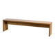 Large bench in solid pine, France, circa 1970.