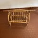 Vintage rattan magazine holder