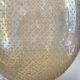 Vintage amber glass drop pendant light