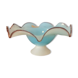 Coupe en cristal d'opaline soufflée