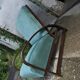 Pair of adjustable turquoise velvet and wood armchairs attributed to Jindřich Halabala, 1930s.