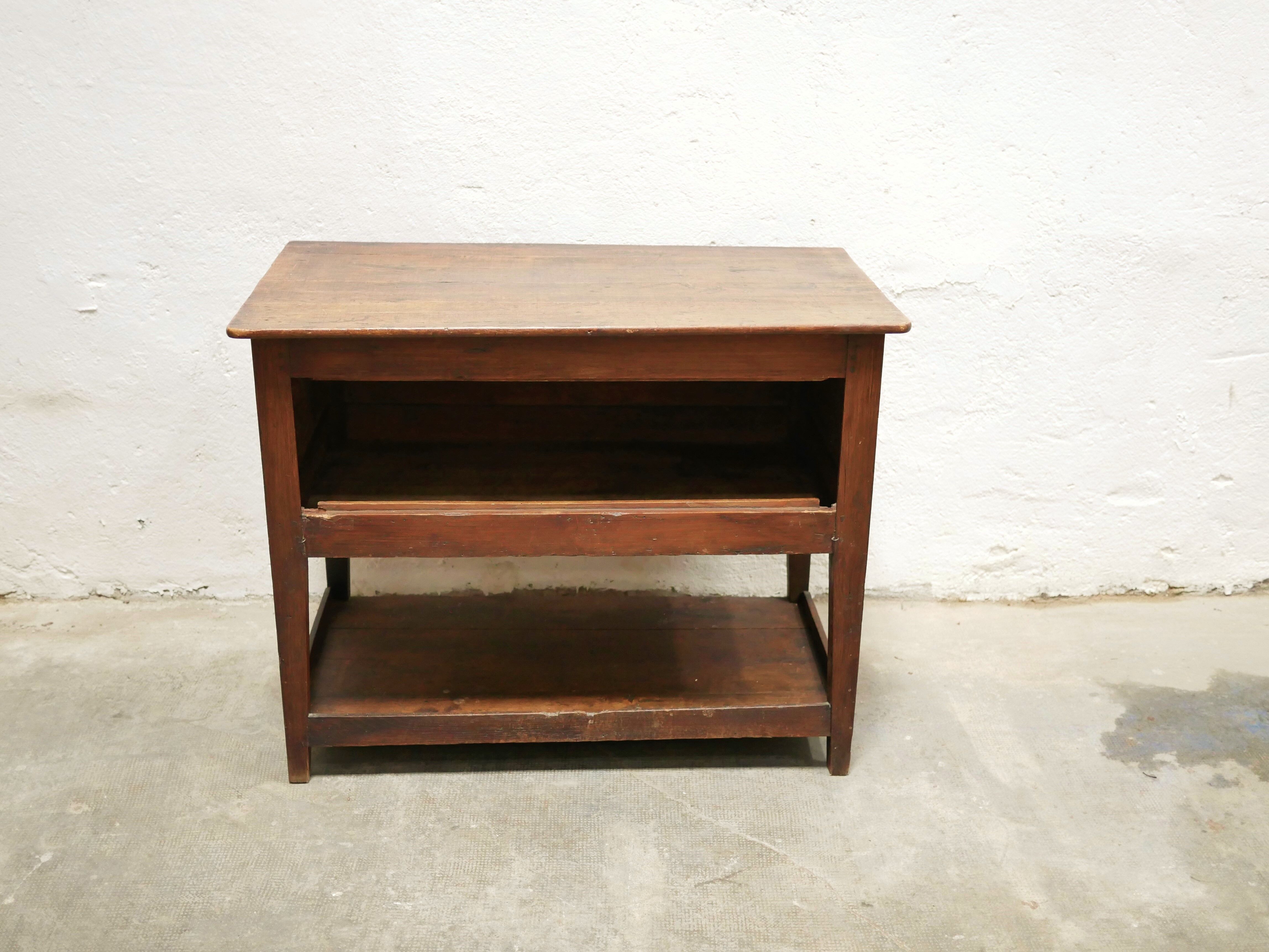 Wooden country storage cabinet