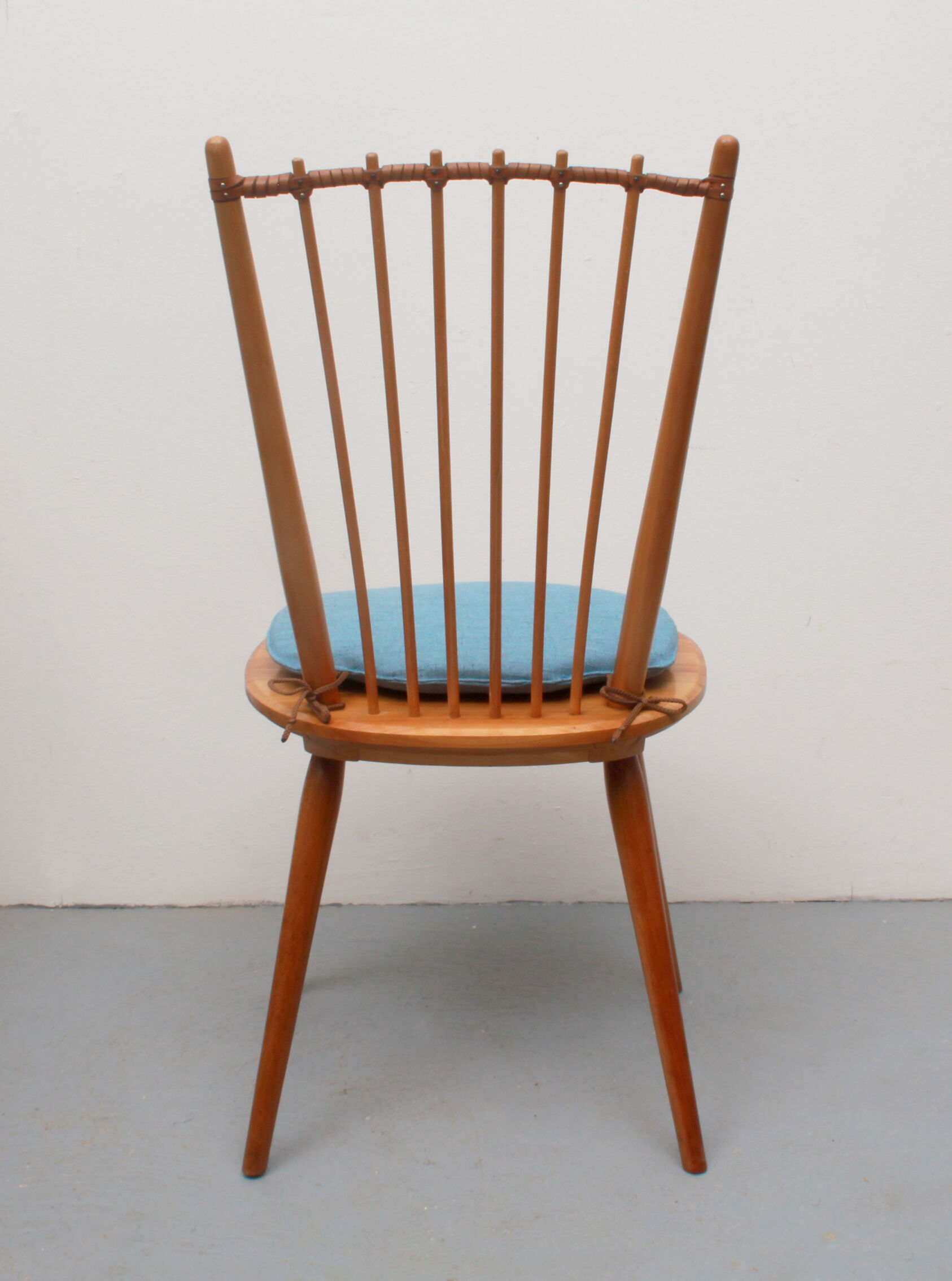 1950s chair in cherrywood, Albert Haberer