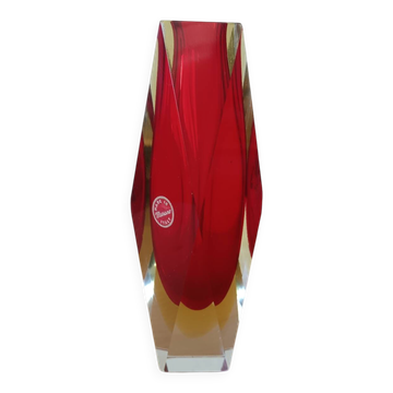 Facet vase Sommerso