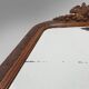 Louis Philippe mirror in plaster and wood with handcrafted decorations, France ca. 1900