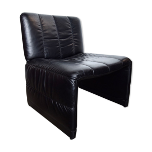 fauteuil skaï vintage